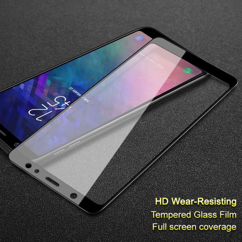 Miếng Dán Kính Cường Lực Samsung Galaxy J6 2018 Glass 9H có khả năng dán full được màn hình tràn tránh những trường hợp vô tình làm cấn hay rơi máy cũng bảo vệ được phần nào.